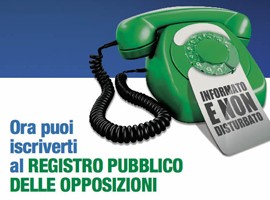 DIFENDETI DAL TELEMARKETING: ISCRIVITI AL REGISTRO DELLE OPPOSIZIONI